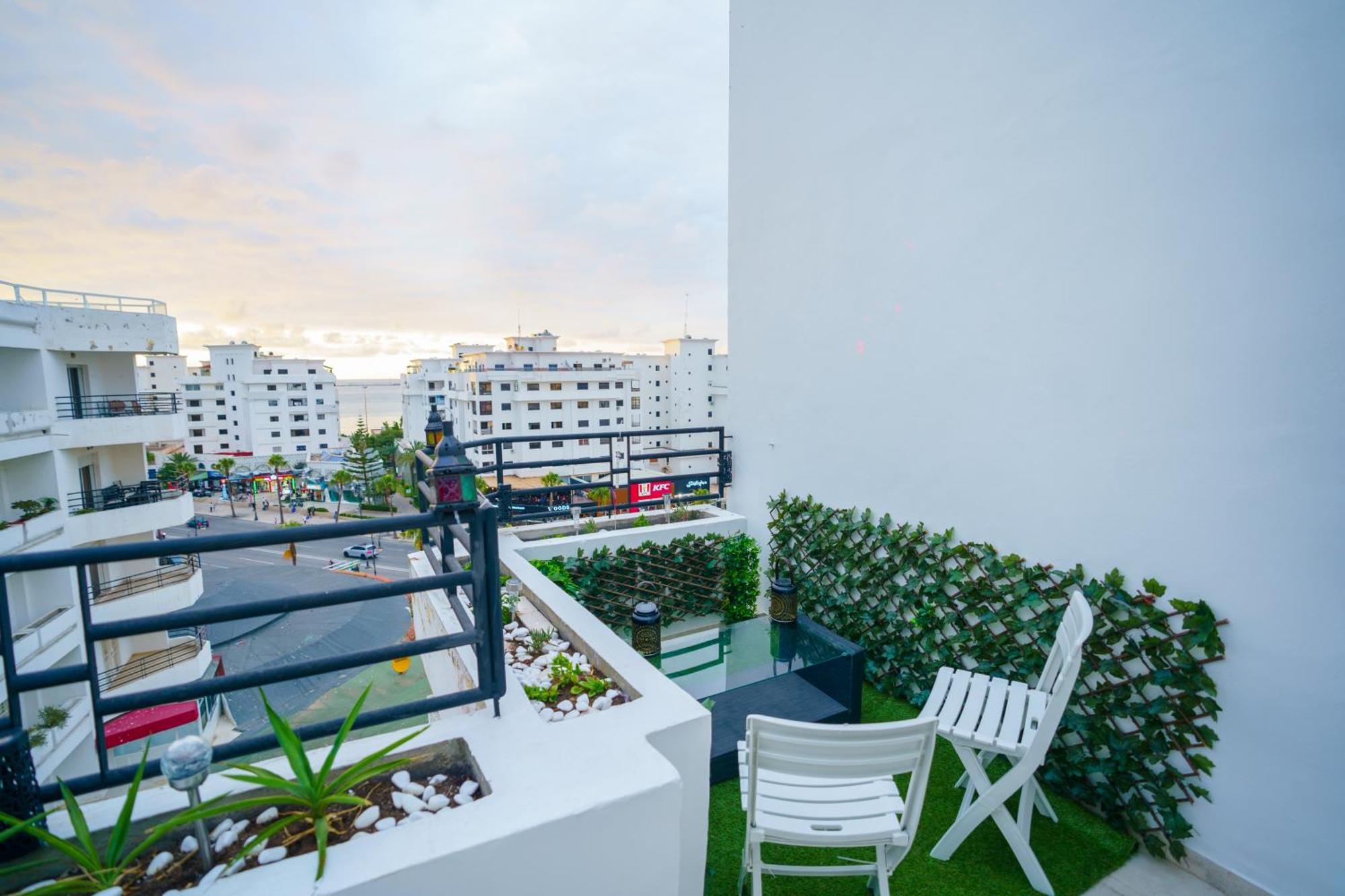 Bright Apartment With Sea View, Few Steps Away From The Tgv Tanger Zewnętrze zdjęcie